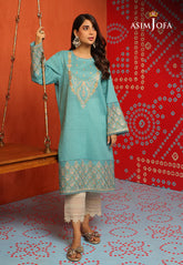 1-PC SELF JACQUARD EMBROIDERED TUNIC TARA SITARA COLLECTION -AJTM-1316