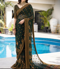 3-PCS-CHIFFON-”MERA HASEEN JORA” -AJJH-06