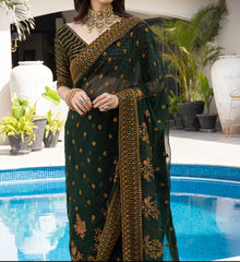 3-PCS-CHIFFON-”MERA HASEEN JORA” -AJJH-06