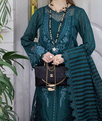 Mademoiselle NE-8262 embroidered Swiss Lawn 3-piece suit – soft pastel ensemble with delicate embroidery, chiffon dupatta, and elegant detailing.