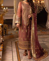 3-PCS CHIFFON SUIT- SHEHNAI COLLECTION
-AJSH-17