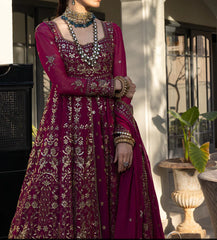 3-PCS-CHIFFON-”MERA HASEEN JORA” -AJJH-05