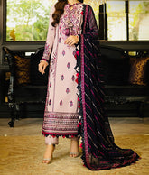 3-PCS RANG E NOOR COLLECTION LAWN SILK.
-AJRN-2017