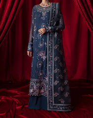 3PC-Elenora Luxury chiffon stitched collection by Nureh| NEL|NEL-52-Cielle