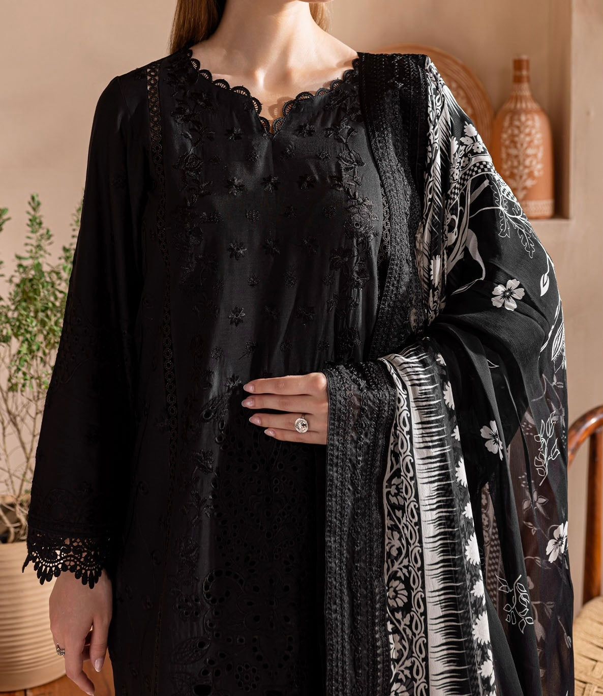 3-PC LAWN MONOCHROME NE-5296