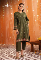 2-PCS RAW SILK TARA SITARA COLLECTION.           -AJTM-0414