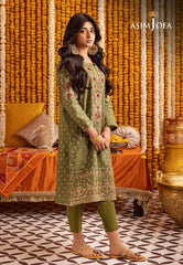 2-PCS  WITH MOTIFS & FLORAL PRINTS LUREX JACQUARD TARA SITARA COLLECTION
-AJTM-1722