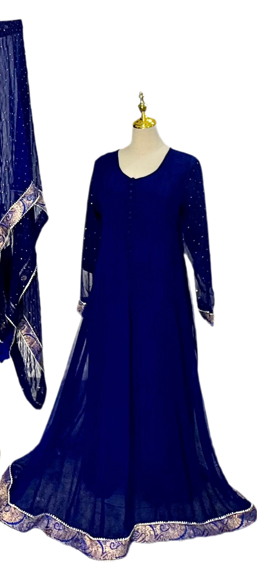 3-PC made to order chiffon gown (4-6 Weeks)
