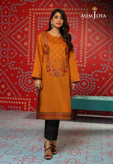 1-PC SELF JACQUARD EMBROIDERED TUNIC TARA SITARA COLLECTION          -AJTM-2115