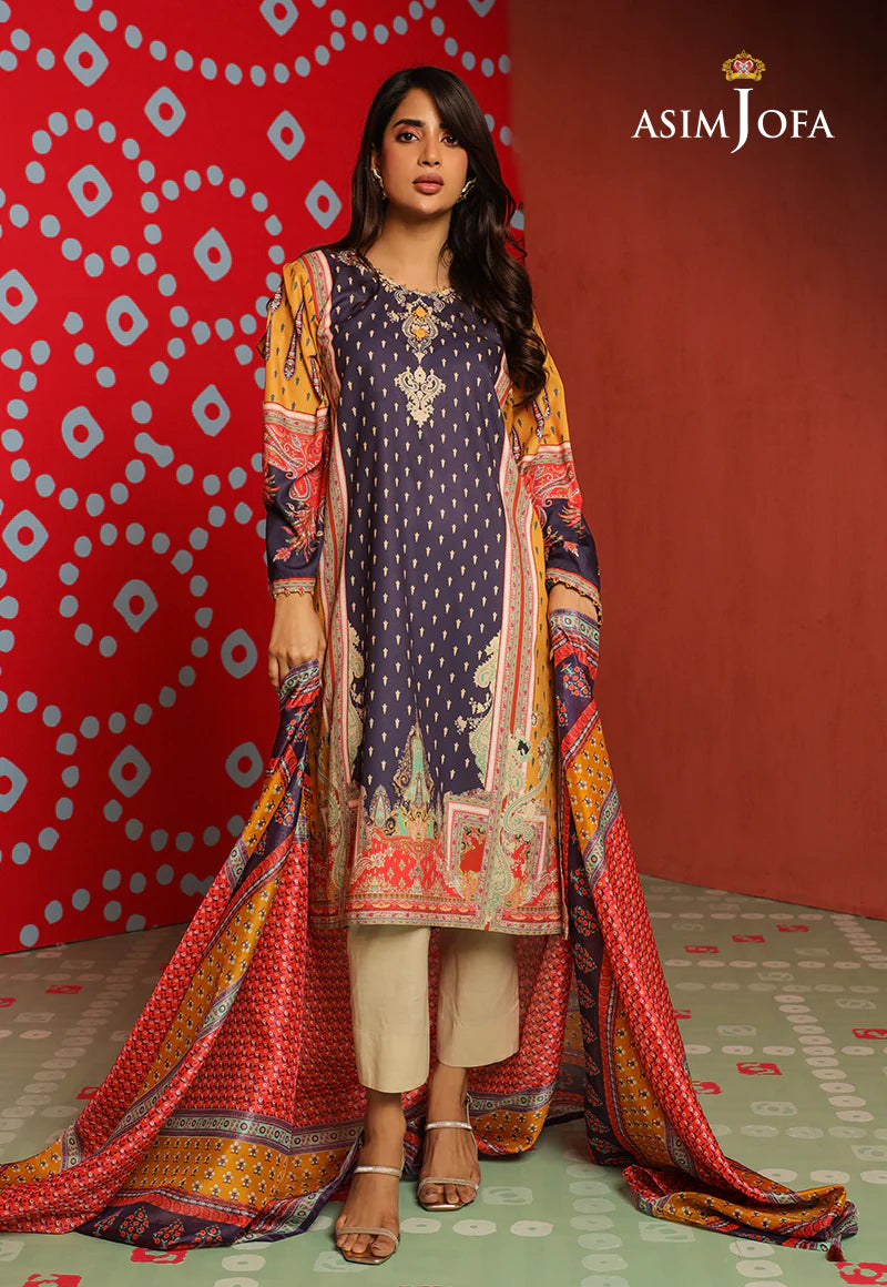 2PCS-RAW SILK TARA SITARA COLLECTION.   
-AJTM-0616