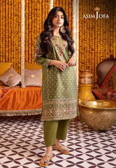 2-PCS  WITH MOTIFS & FLORAL PRINTS LUREX JACQUARD TARA SITARA COLLECTION
-AJTM-1722