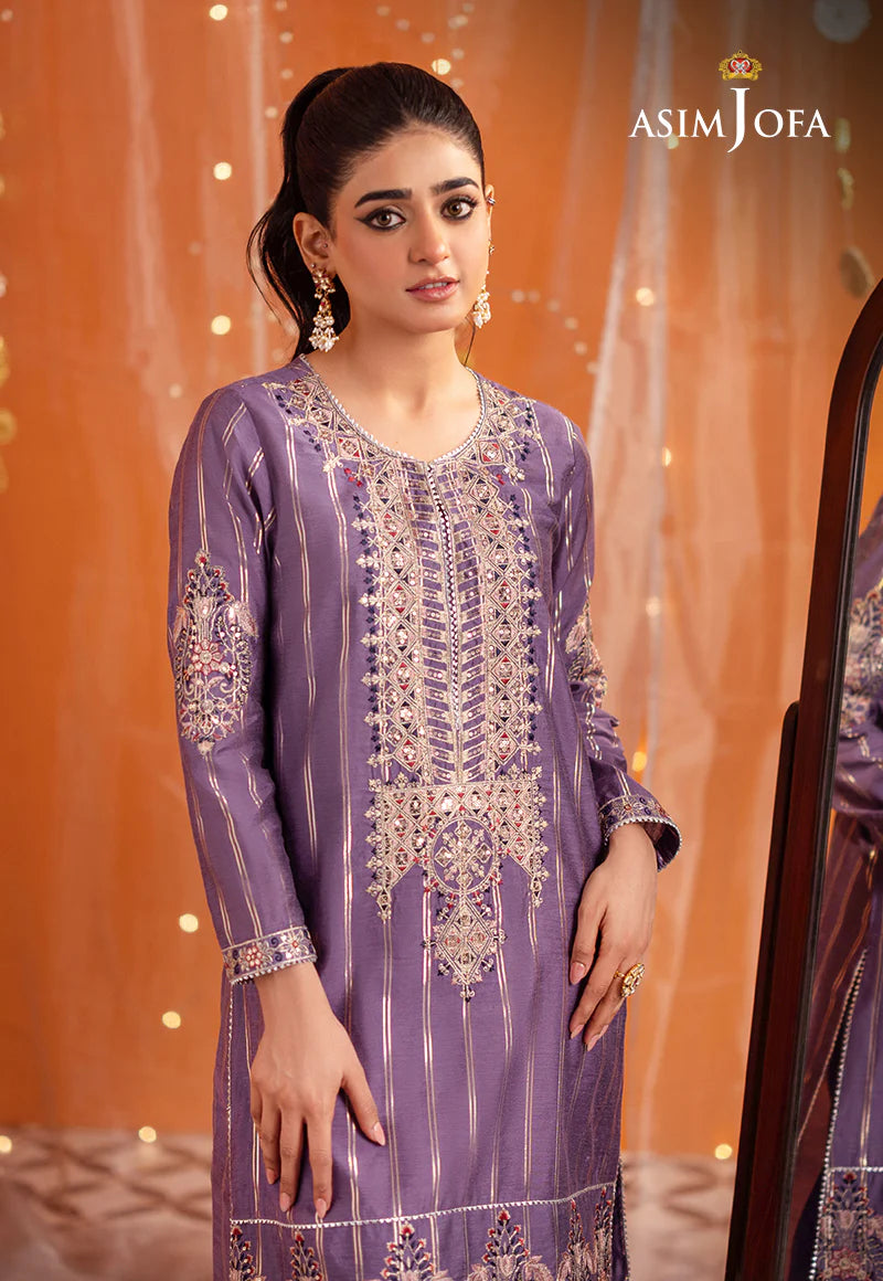 2-PCS EMBROIDERED LUREX JACQUARD TARA SITARA COLLECTION
-AJTM-1821