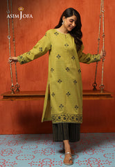 2- PCS EMBROIDERED MOTIFS & SELF JACQUARD TARA SITARA COLLECTION -AJTM-0721