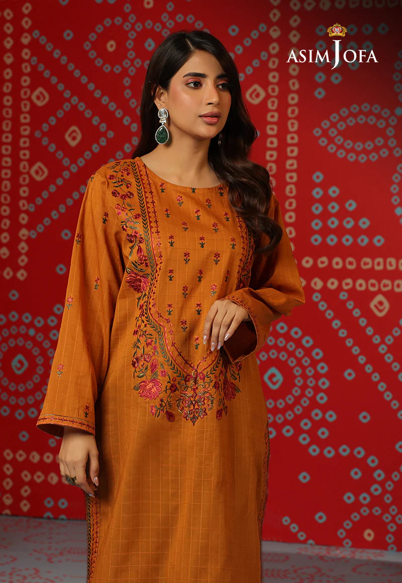 1-PC SELF JACQUARD EMBROIDERED TUNIC TARA SITARA COLLECTION          -AJTM-2115