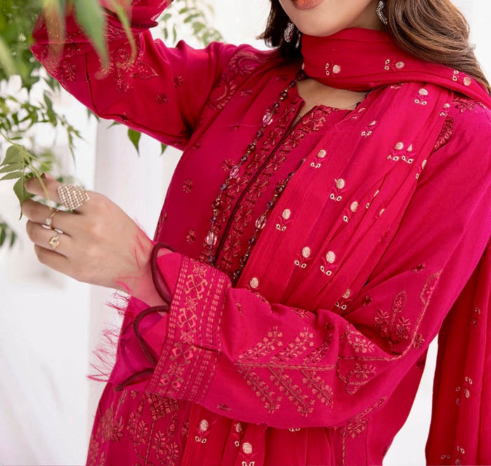 3-PCS EMBROIDERED KARANDI WITH EMBROIDERED CHIFFON DUPATTA ZAIB COLLECTION
-ZB-10630