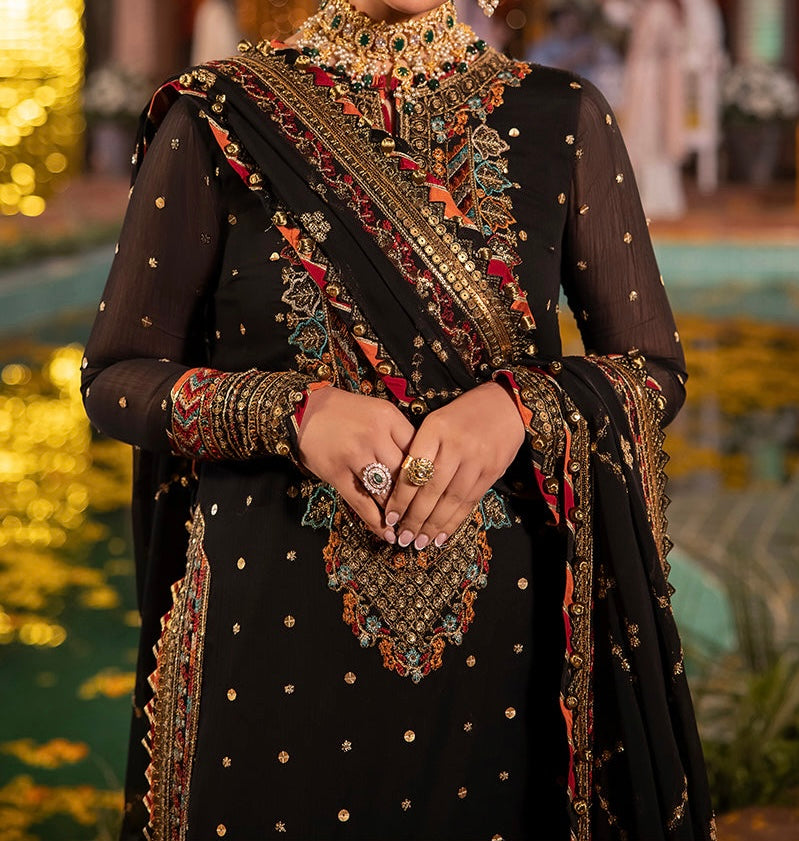 3-PC-EMBROIDERED CHIFFON,DASTAAN COLLECTION BY ASIM JOFA-AJDA-0250