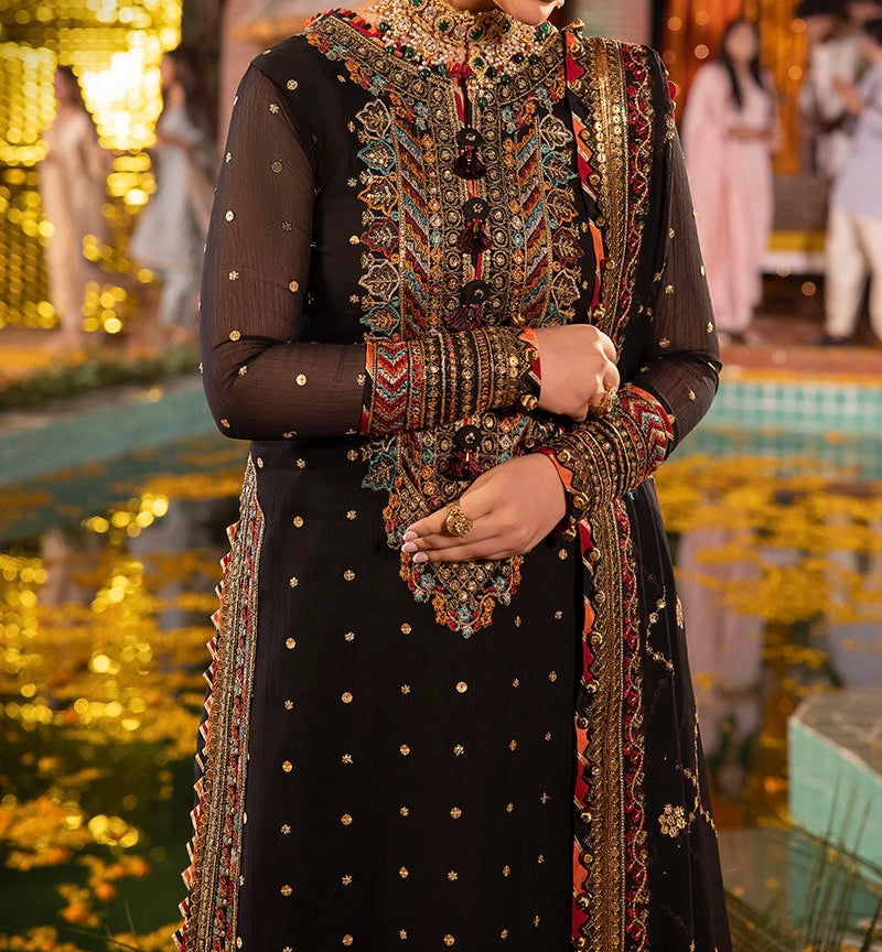 3-PC-EMBROIDERED CHIFFON,DASTAAN COLLECTION BY ASIM JOFA-AJDA-0250