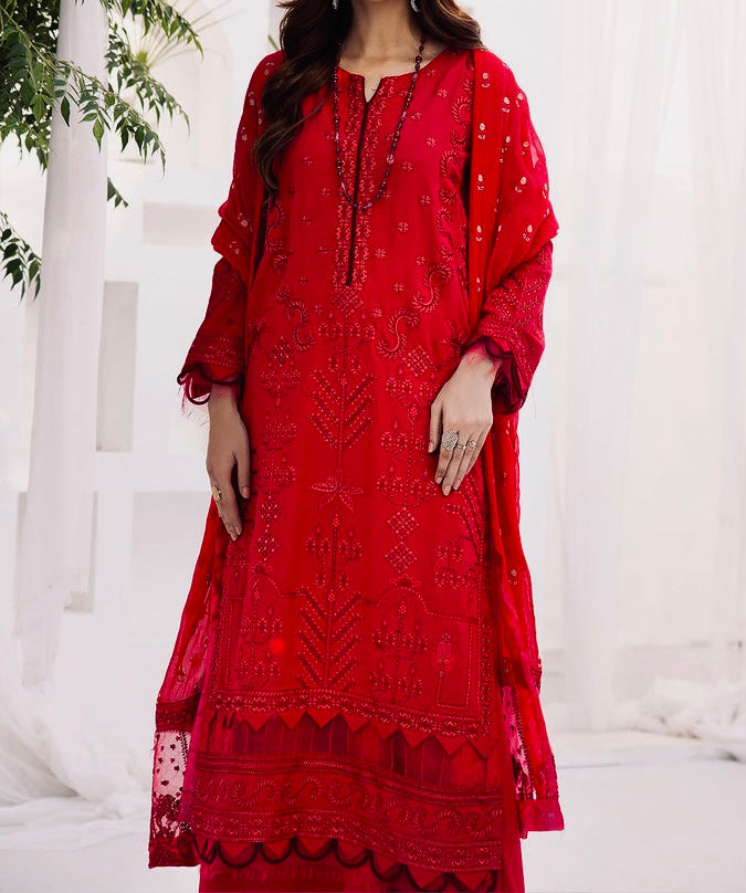 3-PCS EMBROIDERED KARANDI WITH EMBROIDERED CHIFFON DUPATTA ZAIB COLLECTION
-ZB-10630