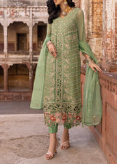 3-PCS LUXERY CHIFFON DASTAAN E JASHAN COLLECTION.                 -DJW-06