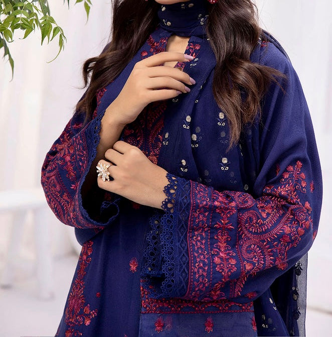 3-PCS EMBROIDERED KARANDI WITH EMBROIDERED CHIFFON DUPATTA ZAIB COLLECTION
-ZB-9930