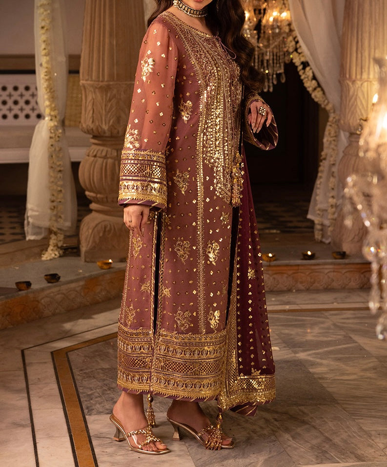 3-PCS CHIFFON SUIT-  SHEHNAI COLLECTION 
-AJSH-17