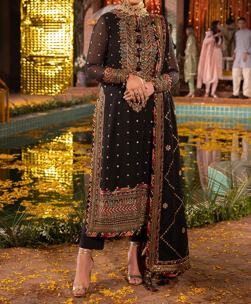 3-PC-EMBROIDERED CHIFFON,DASTAAN COLLECTION BY ASIM JOFA-AJDA-0250