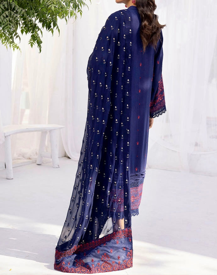 3-PCS EMBROIDERED KARANDI WITH EMBROIDERED CHIFFON DUPATTA ZAIB COLLECTION
-ZB-9930