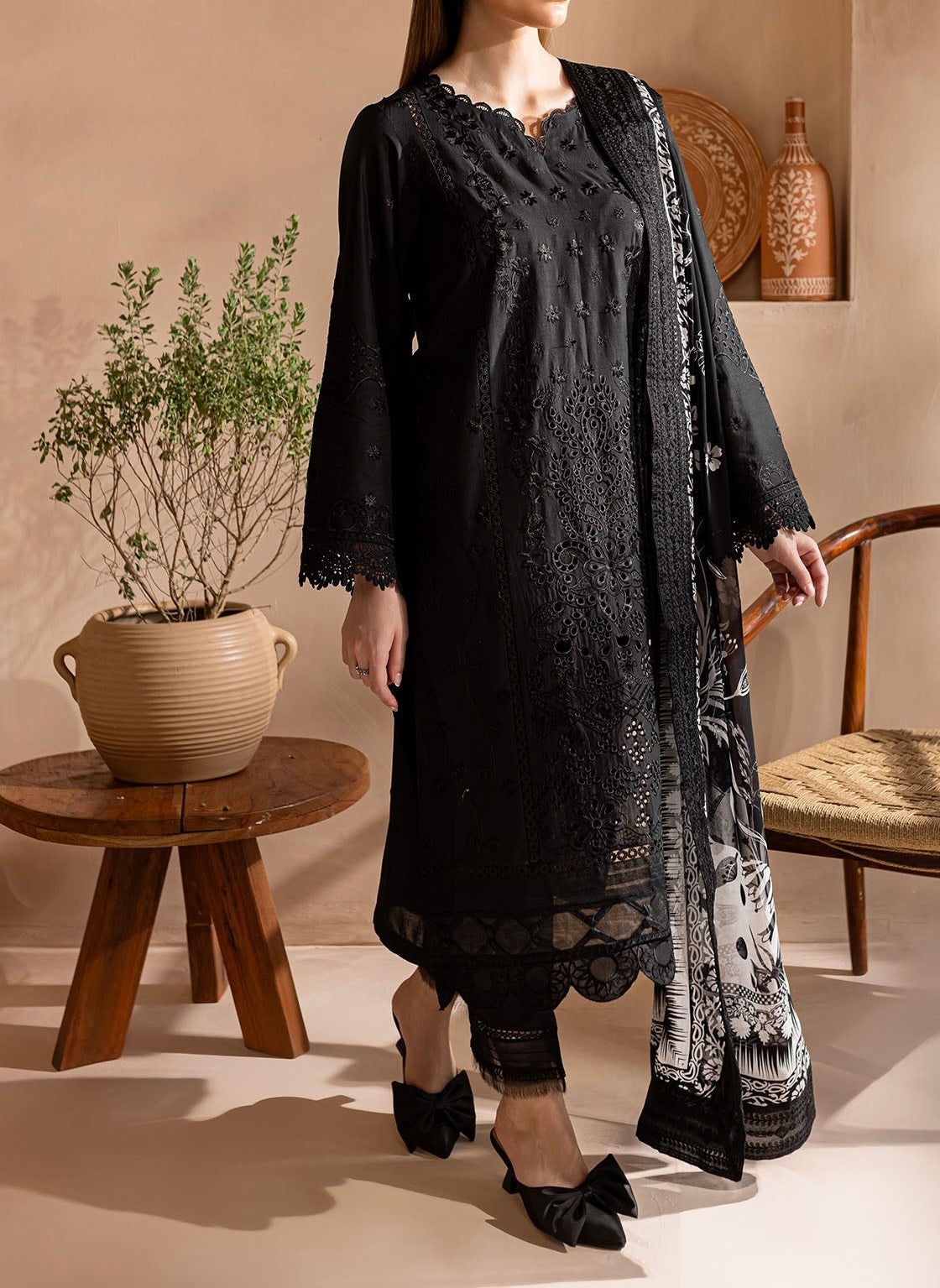 3-PC LAWN MONOCHROME NE-5296