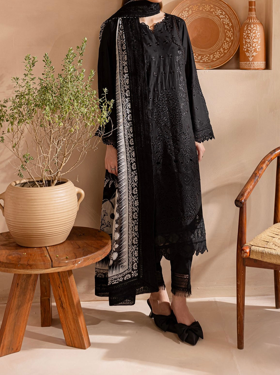 3-PC LAWN MONOCHROME NE-5296