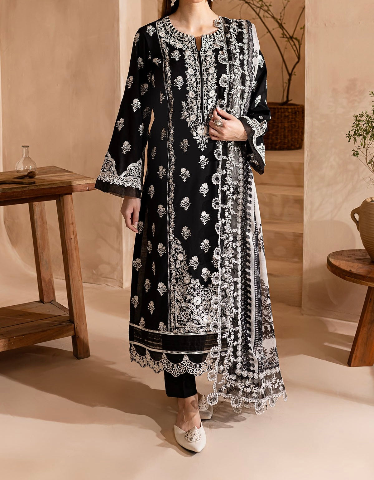 3-PC LAWN MONOCHROME NE-5294