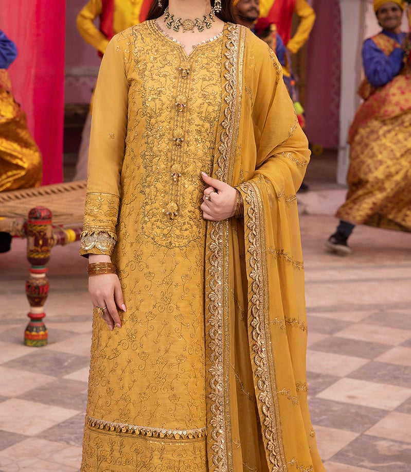 3-PC-EMBROIDERED CHIFFON,DASTAAN COLLECTION BY ASIM JOFA-AJDA-0450