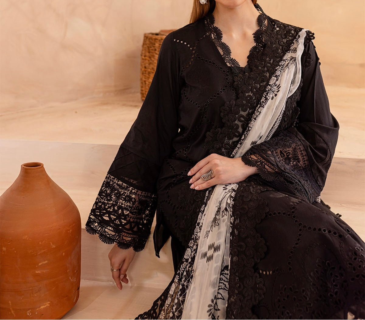 3-PC LAWN MONOCHROME NE-5298