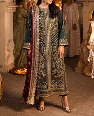 3-PCS CHIFFON SUIT SHEHNAI COLLECTION 
-AJSH-20