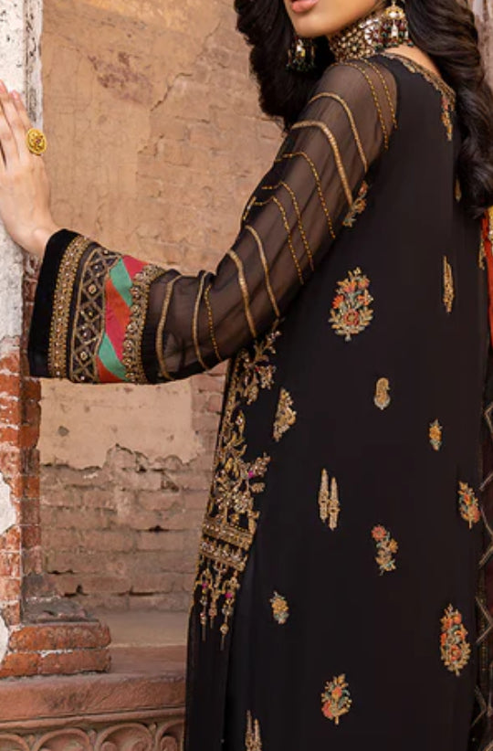 3-PCS LUXURY CHIFFON DASTAAN E JASHAN COLLECTION.                      -DJW-01