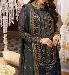 3-PCS LONG SUIT CHIFFON-SHEHNAI COLLECTION 
-AJSH-12