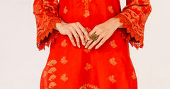 2-PCS BANARSI JACQUARD KHADDER CORAL COLLECTION
-CR-5589