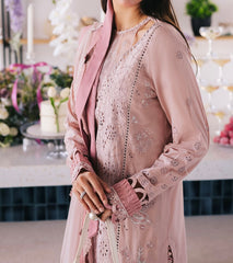 3-PCS-EID- ESCAPE- CHIKANKARI LAWN SUIT BY NUREH-CINDY-NE-86