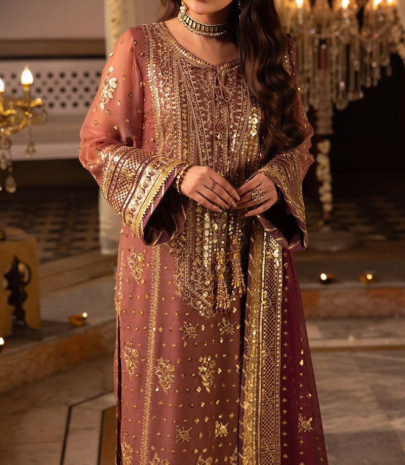 3-PCS CHIFFON SUIT-  SHEHNAI COLLECTION 
-AJSH-17