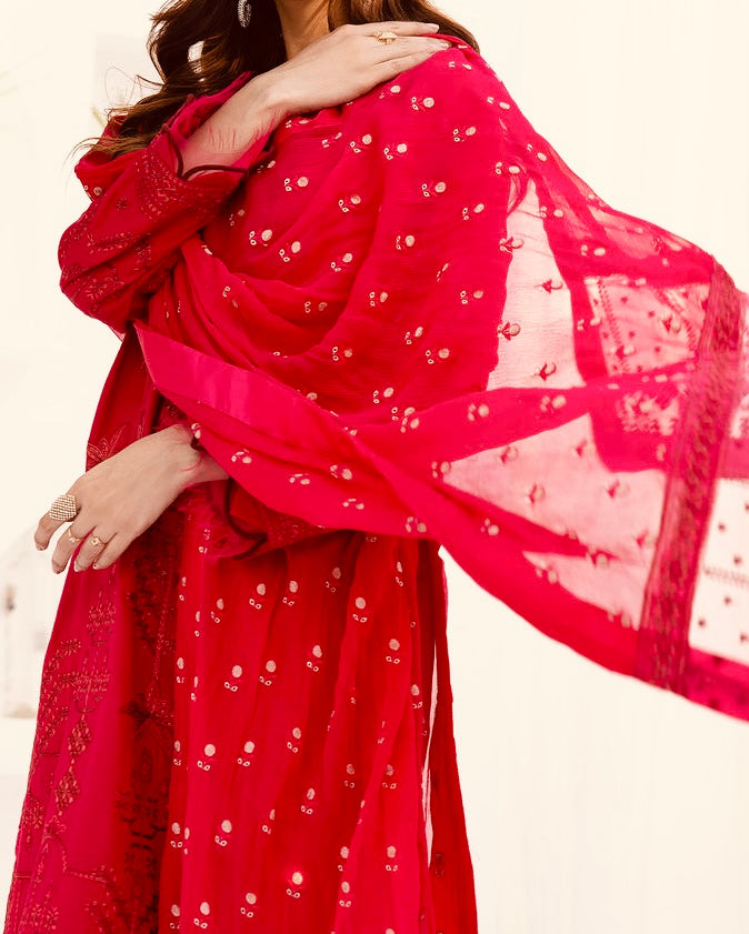 3-PCS EMBROIDERED KARANDI WITH EMBROIDERED CHIFFON DUPATTA ZAIB COLLECTION
-ZB-10630