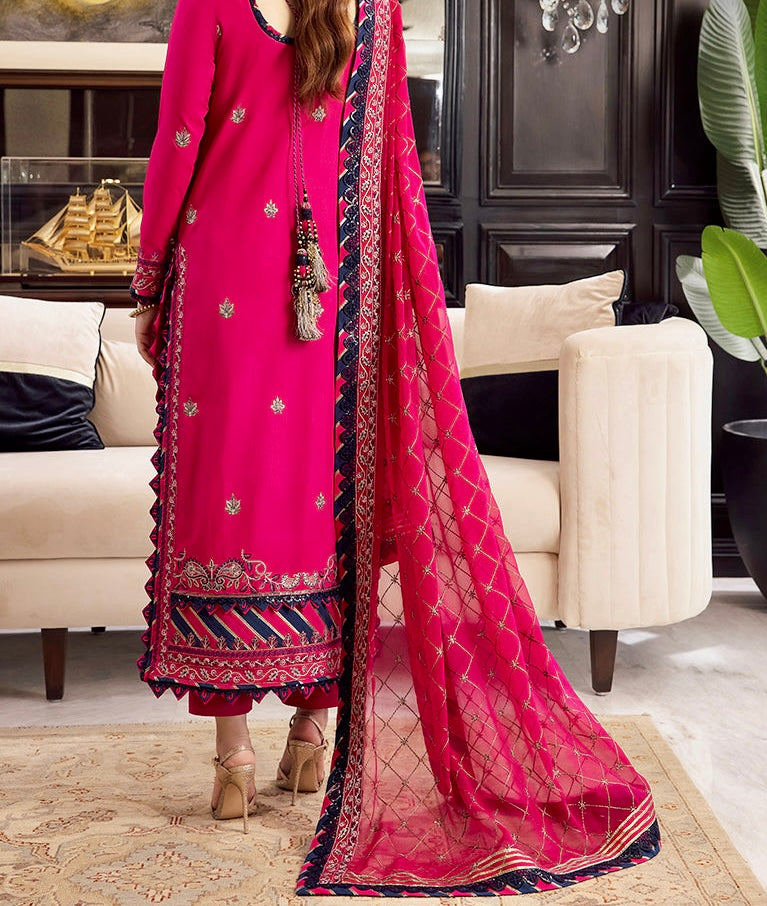 3-PCS RANG E NOOR COLLECTION LAWN SILK. -AJRN-3016