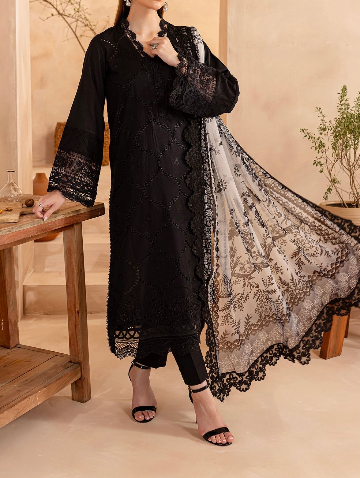 3-PC LAWN MONOCHROME NE-5298