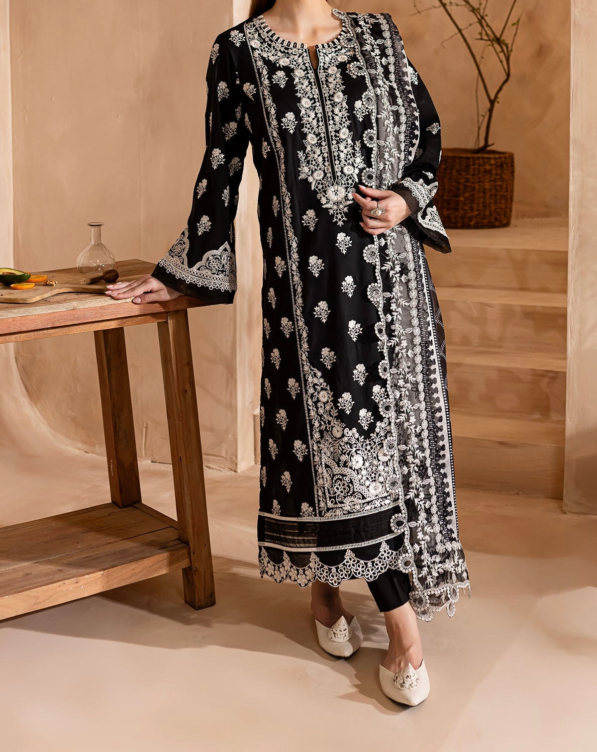 3-PC LAWN MONOCHROME NE-5294