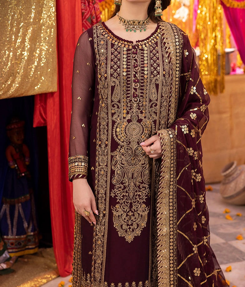 3-PC-EMBROIDERED CHIFFON DASTAAN COLLECTION BY ASIM JOFA-AJDA-2150