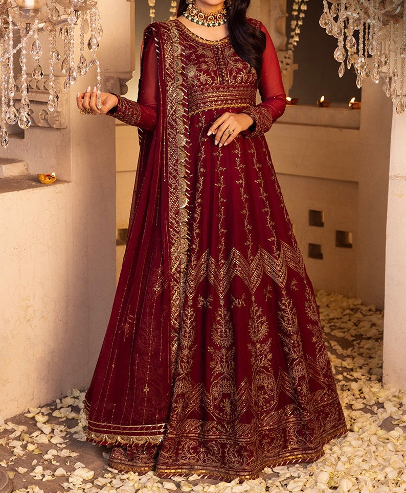 3-PCS CHIFFON SUIT-  SHEHNAI COLLECTION 
-AJSH-16