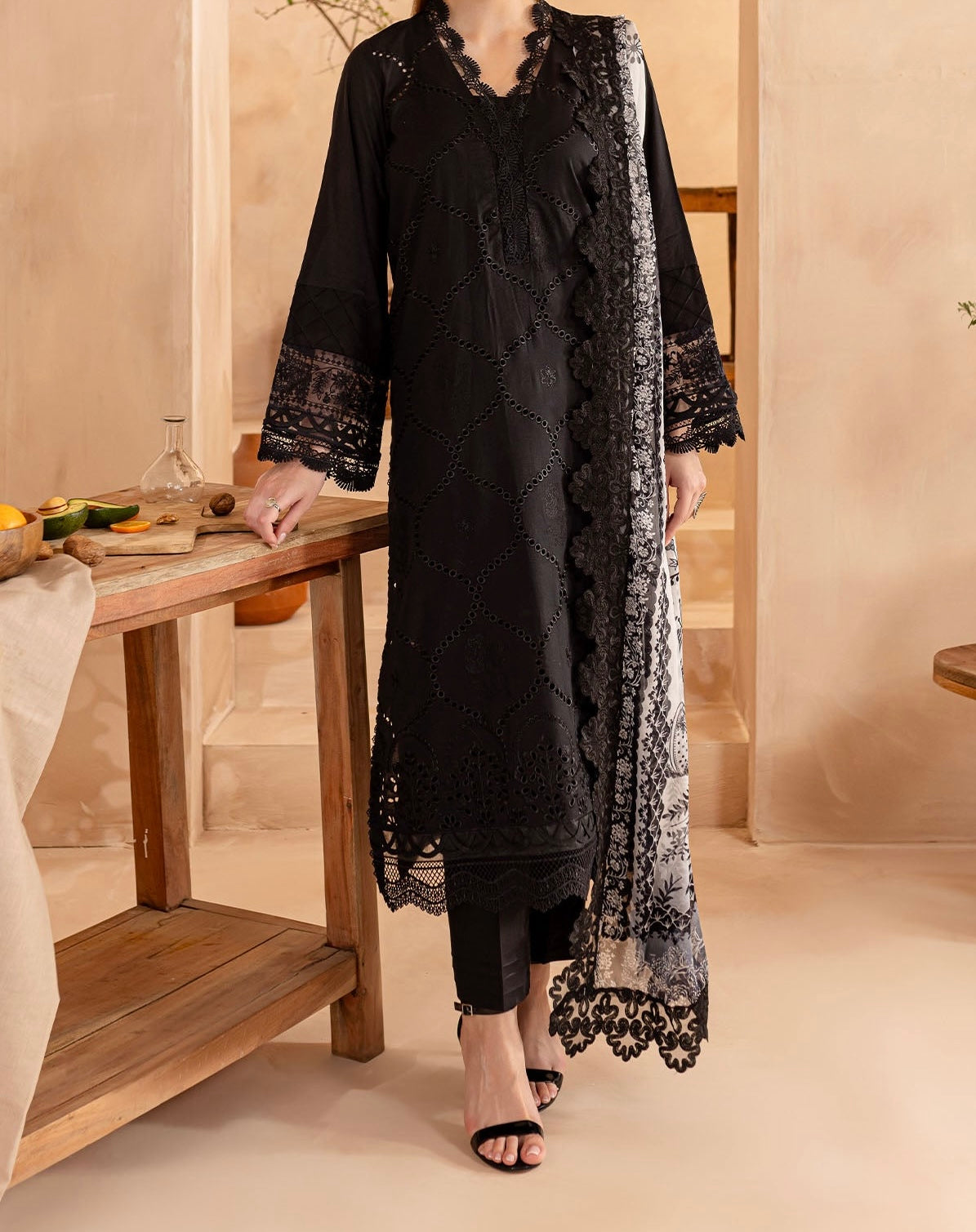 3-PC LAWN MONOCHROME NE-5298