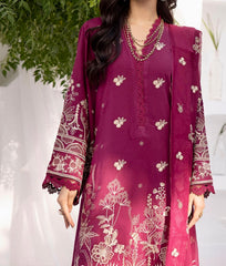 3-PCS EMBROIDERED KARANDI WITH EMBROIDERED CHIFFON DUPATTA ZAIB COLLECTION
-ZB-10430