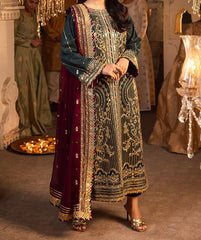 3-PCS CHIFFON SUIT SHEHNAI COLLECTION 
-AJSH-20