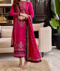 3-PCS RANG E NOOR COLLECTION LAWN SILK. -AJRN-3016