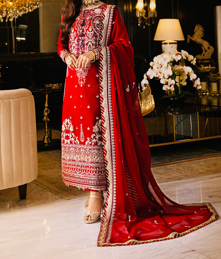 3-PCS RANG E NOOR COLLECTION LAWN SILK. -AJRN-2617