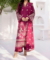 3-PCS EMBROIDERED KARANDI WITH EMBROIDERED CHIFFON DUPATTA ZAIB COLLECTION
-ZB-10430